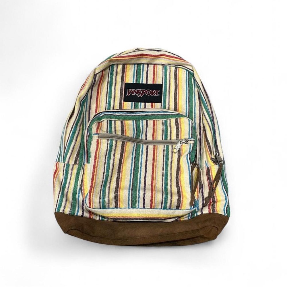 JanSport Striped Boho Multicolor Backpack
